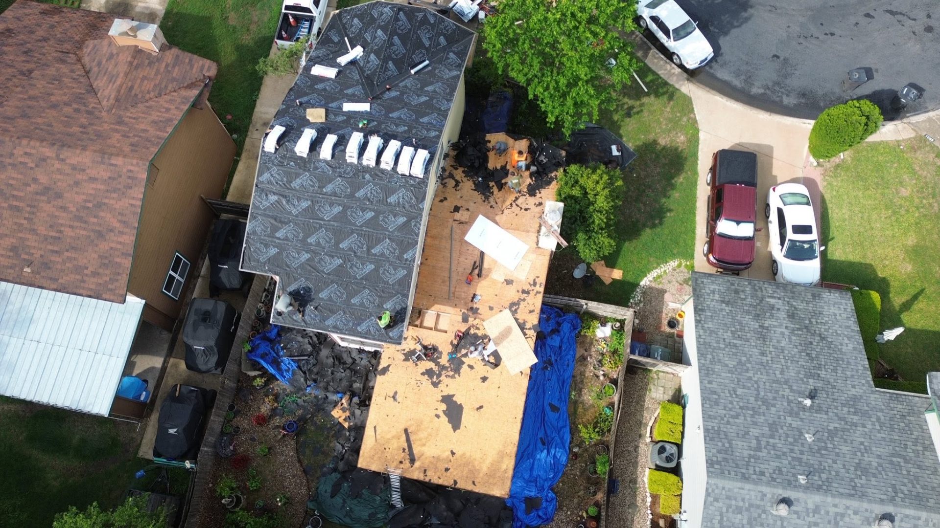 Aging San Antonio shingle roof before Champion replacement